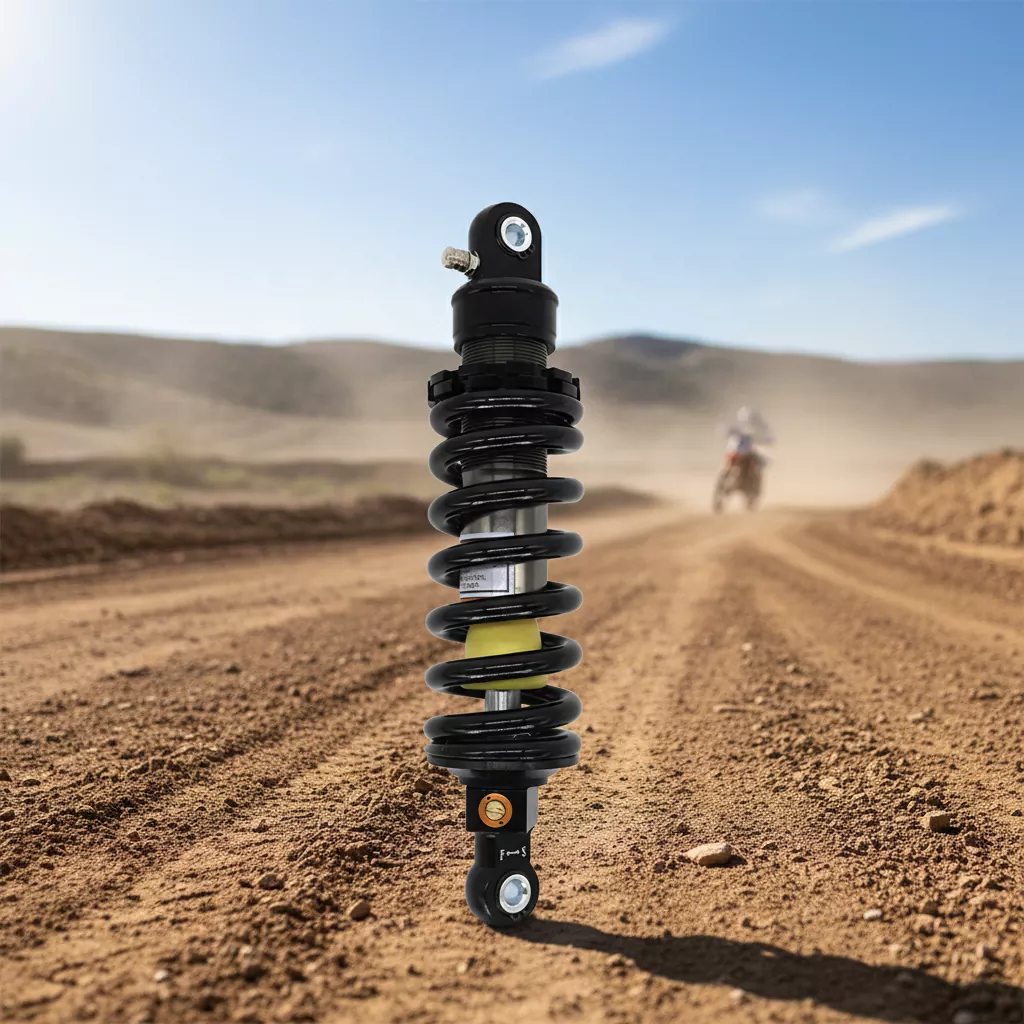 Reguliuojamas motociklo amortizatorius